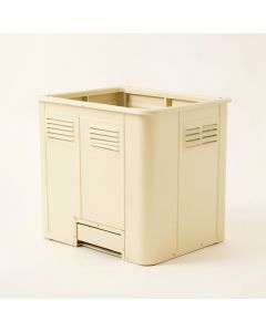 Field Bridge Closed Garden Compost Bin - Cream (synthetic illustration; no displayed measurements)