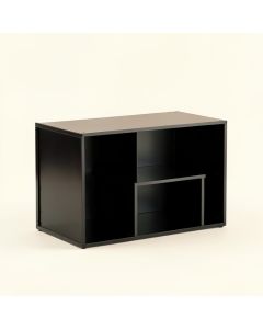Spruce Bridge Desktop Shelving Unit - Black (synthetic illustration; no displayed measurements)