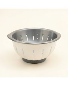 Swirl Stainless Steel Colander (synthetic illustration; no displayed measurements)