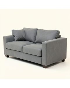 Ethos 57.75 '' Faux Leather Tuxedo Arm Loveseat (synthetic illustration; no displayed measurements)