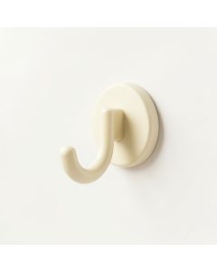 Rowan Arc Wall-Mounted Robe Hook - Ivory (synthetic illustration; no displayed measurements)