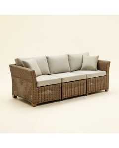 Melanson Patio 5 Piece Rattan Sofa Seating Group With Cushions (synthetic illustration; no displayed measurements)