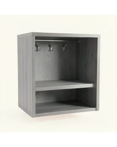 Glen Bridge Empty Mug-Storage Cabinet Insert - Gray (synthetic illustration; no displayed measurements)
