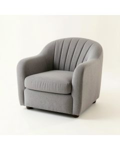 Spruce Bridge Upholstered Armchair - Gray (synthetic illustration; no displayed measurements)