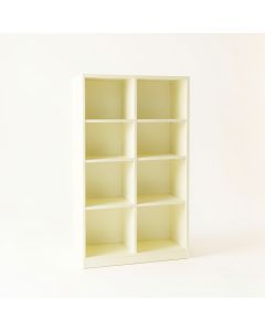 Heath Falls Freestanding Bookcase - Ivory (synthetic illustration; no displayed measurements)