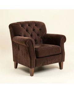 Cardtronics 47 '' Wide Tufted Velvet Chesterfield Chair (synthetic illustration; no displayed measurements)