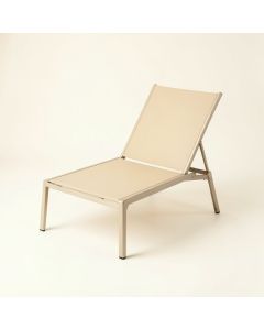 Maple Dale Outdoor Lounge Chair - Beige (synthetic illustration; no displayed measurements)
