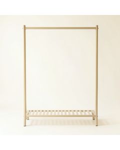 Reed Arc Empty Garment Rack - Beige (synthetic illustration; no displayed measurements)