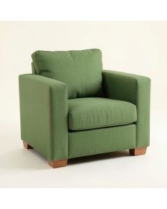 Hazel Bluff Upholstered Armchair - Green (synthetic illustration; no displayed measurements)