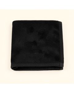 Cedar Edge Bath Towel - Black (synthetic illustration; no displayed measurements)