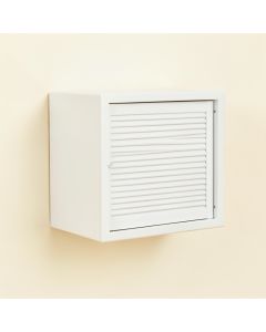Elm Bridge Wall-Mounted Entry Cabinet - White (synthetic illustration; no displayed measurements)
