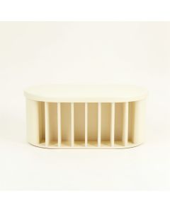 Willow Crest Shoe Storage Bench - Ivory (synthetic illustration; no displayed measurements)