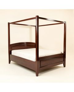 Edyth Low Profile Four Poster Bed (synthetic illustration; no displayed measurements)