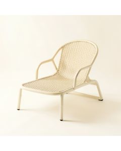 Hill Dale Outdoor Lounge Chair - Ivory (synthetic illustration; no displayed measurements)