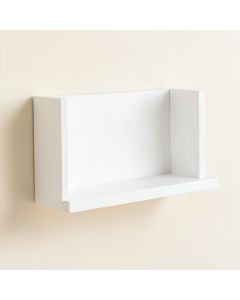 Briar Bend Wall-Mounted Shelf - White (synthetic illustration; no displayed measurements)