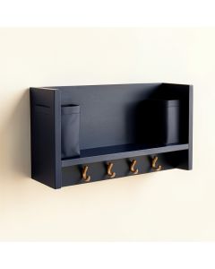 Meadow Branch Wall-Mounted Entryway Organizer Shelf - Navy (synthetic illustration; no displayed measurements)