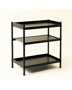 Brook Branch Empty Countertop Canister Rack - Black (synthetic illustration; no displayed measurements)
