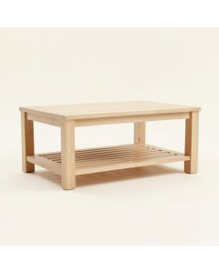 Rowan Canyon Coffee Table - Beige (synthetic illustration; no displayed measurements)