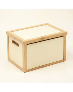 Ridge Bend Low Toy Storage Unit - Cream (synthetic illustration; no displayed measurements)