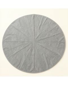Aspen Brook Round Area Rug - Gray (synthetic illustration; no displayed measurements)