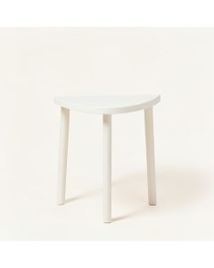 Shore Bridge Compact Balcony Table - White (synthetic illustration; no displayed measurements)