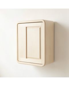 Ash Bluff Wall-Mounted Entry Cabinet - Ivory (synthetic illustration; no displayed measurements)