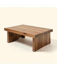 Cooperstown Walnut Coffee Table (synthetic illustration; no displayed measurements)