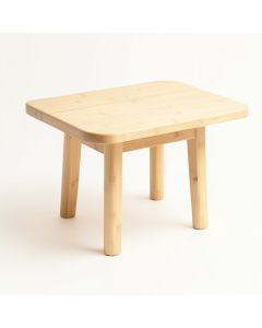 Wren Bluff Compact Balcony Table - Beige (synthetic illustration; no displayed measurements)