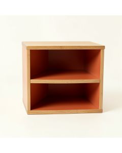 Moss Branch Low Toy Storage Unit - Terracotta (synthetic illustration; no displayed measurements)
