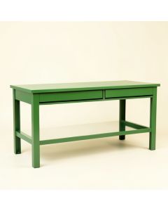 Cedar Bluff Empty Workshop Workbench - Green (synthetic illustration; no displayed measurements)