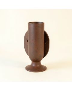 Rusted Plastic Wall Sconce (synthetic illustration; no displayed measurements)