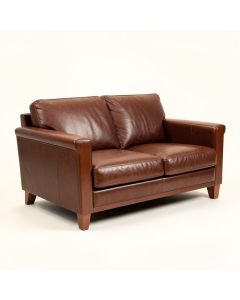 Nieves 86 '' Genuine Leather Tuxedo Arm Sofa (synthetic illustration; no displayed measurements)
