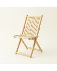 Meadow Bend Folding Outdoor Chair - Ivory (synthetic illustration; no displayed measurements)