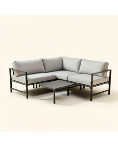 Montclaire Outdoor Patio Sectional With Cushions (synthetic illustration; no displayed measurements)