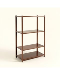 Kuster 69.68 '' H X 70.68 '' W Metal Etagere Bookcase (synthetic illustration; no displayed measurements)