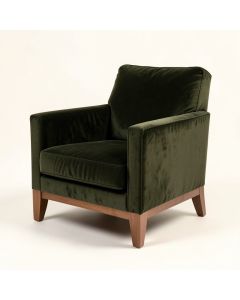 Jase 32 '' Wide Velvet Armchair (synthetic illustration; no displayed measurements)