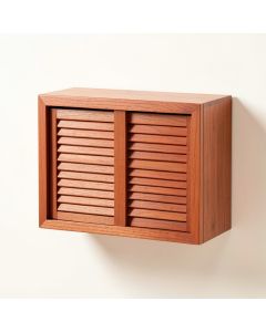 Slate Canyon Wall-Mounted Entry Cabinet - Terracotta (synthetic illustration; no displayed measurements)