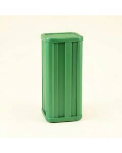Field Bluff Narrow Outdoor Storage Bench - Green (synthetic illustration; no displayed measurements)