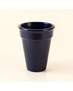 Laurel Crest Empty Railing Planter With Integral Brackets - Navy (synthetic illustration; no displayed measurements)