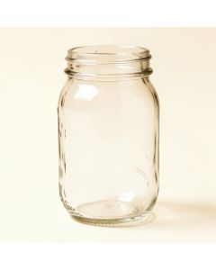 Burnet Happy Camper 16 Oz . Glass Mason Jar (synthetic illustration; no displayed measurements)