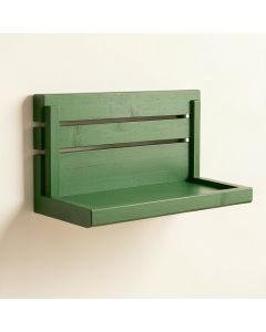 Bay Bridge Wall-Mounted Entryway Organizer Shelf - Green (synthetic illustration; no displayed measurements)