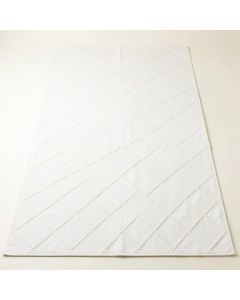 Laurel Canyon Rectangular Area Rug - White (synthetic illustration; no displayed measurements)