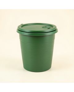 Moss Crest Closed Garden Compost Bin - Green (synthetic illustration; no displayed measurements)