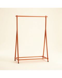 Holly Bluff Empty Garment Rack - Terracotta (synthetic illustration; no displayed measurements)