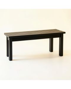 Sage Falls Indoor Bench - Black (synthetic illustration; no displayed measurements)