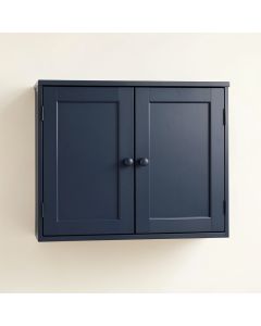 Rowan Arc Wall-Mounted Entry Cabinet - Navy (synthetic illustration; no displayed measurements)