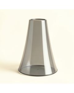 5.25 '' H Glass Bell Lamp Shade ( Screw On ) In Gray (synthetic illustration; no displayed measurements)