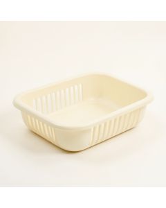 Bay Dell Empty Under-Desk Cable Tray - Cream (synthetic illustration; no displayed measurements)