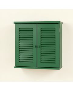 Sage Bridge Wall-Mounted Laundry Cabinet - Green (synthetic illustration; no displayed measurements)