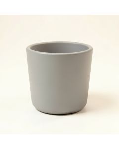Happy Planter Planter , 11 '' X 11 '' X 10.2 '' , Pigeon White (synthetic illustration; no displayed measurements)